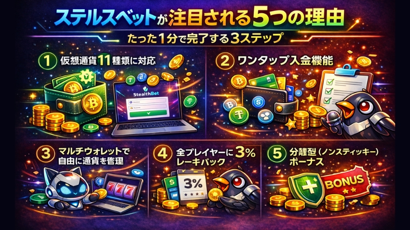 ステルスベット おすすめポイント