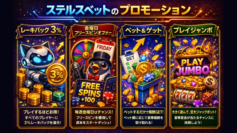 ステルスベット プロモーション