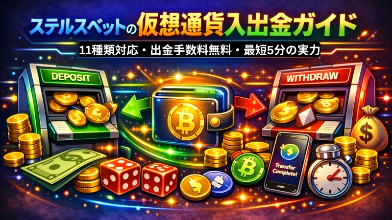 ステルスベット 入出金