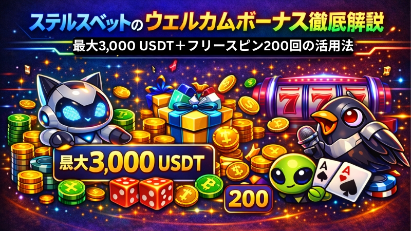 ステルスベット 初回入金ボーナス