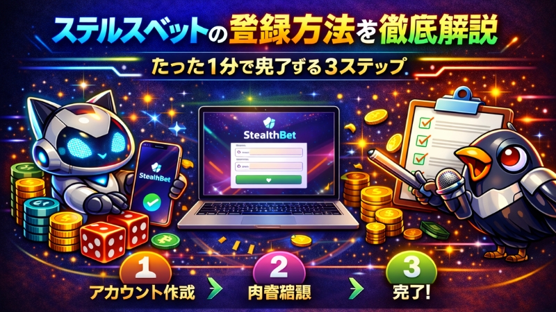 ステルスベット 登録方法
